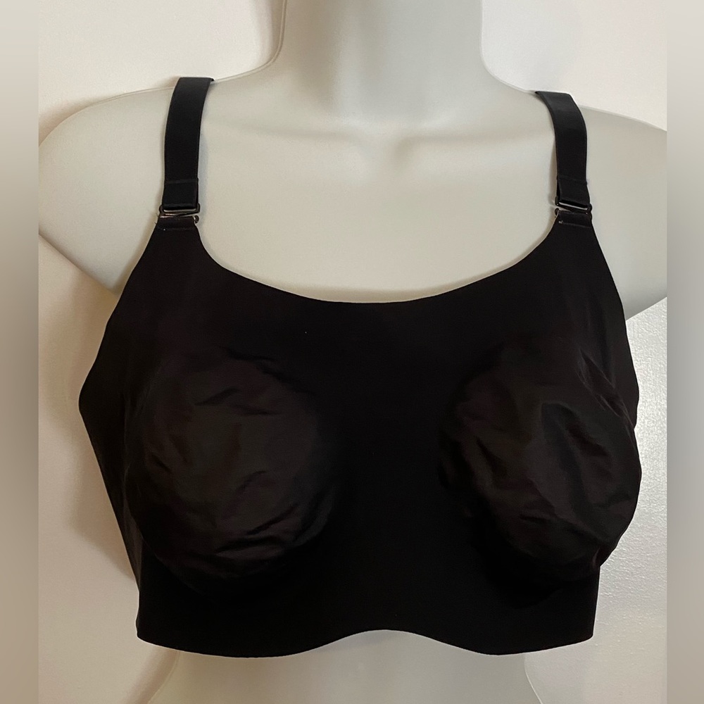 NEW Knix by Knixwear Evolution Bra Wireless Unpadded Black Size 7